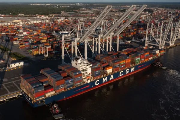 Views Of The Port Of Savannah In Georgia As US Economy Looking Solid