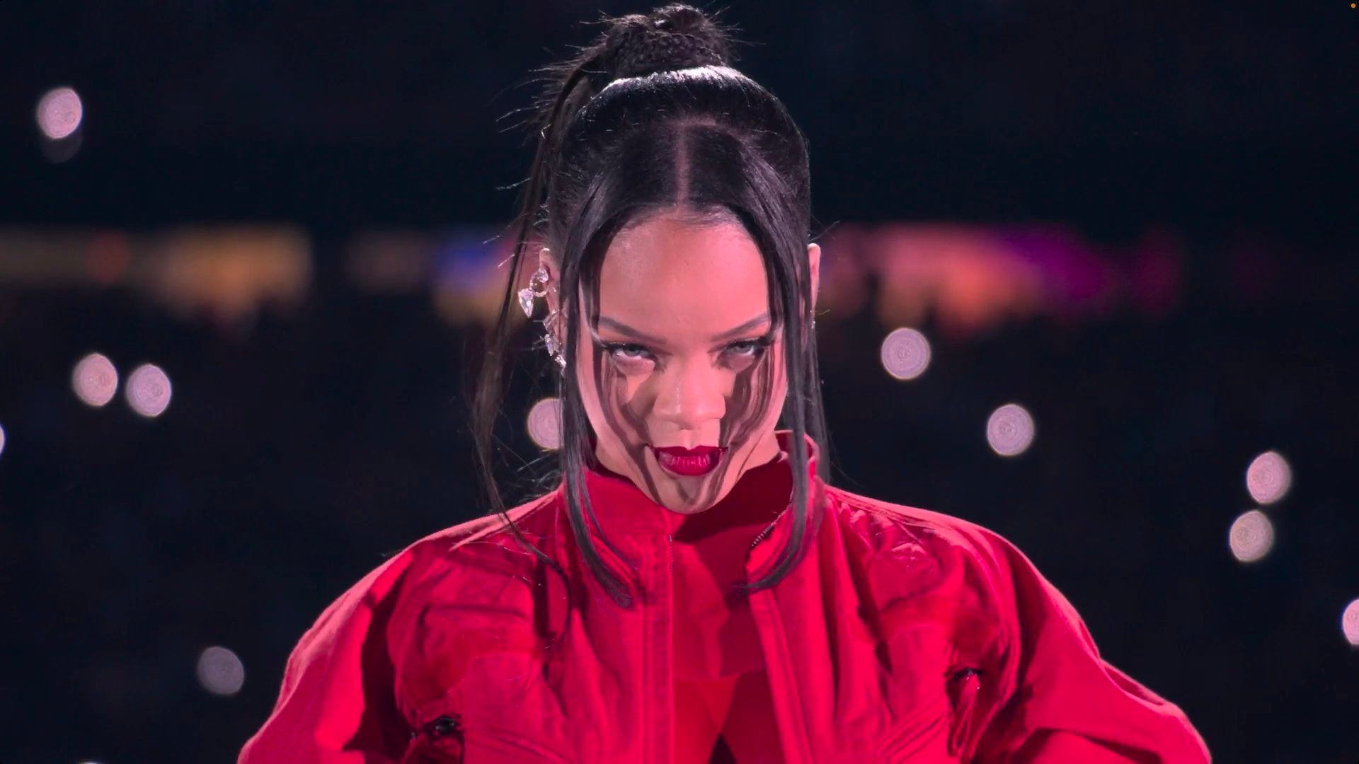 Presentación de medio tiempo del Super Bowl de Rihanna embarazada