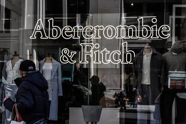 An Abercrombie & Fitch store in New York, US, on Monday, Nov. 20, 2023. Abercrombie & Fitch Co. is scheduled to release earnings figures on November 21. Photographer: Stephanie Keith/Bloomberg