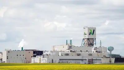 Unidade de produção de potássio da Nutrien, no Canadá: maior fabricante mundial de fertilizantes