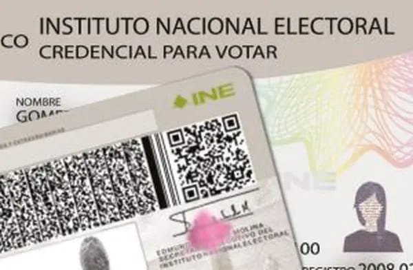 Credencial para votar del INE