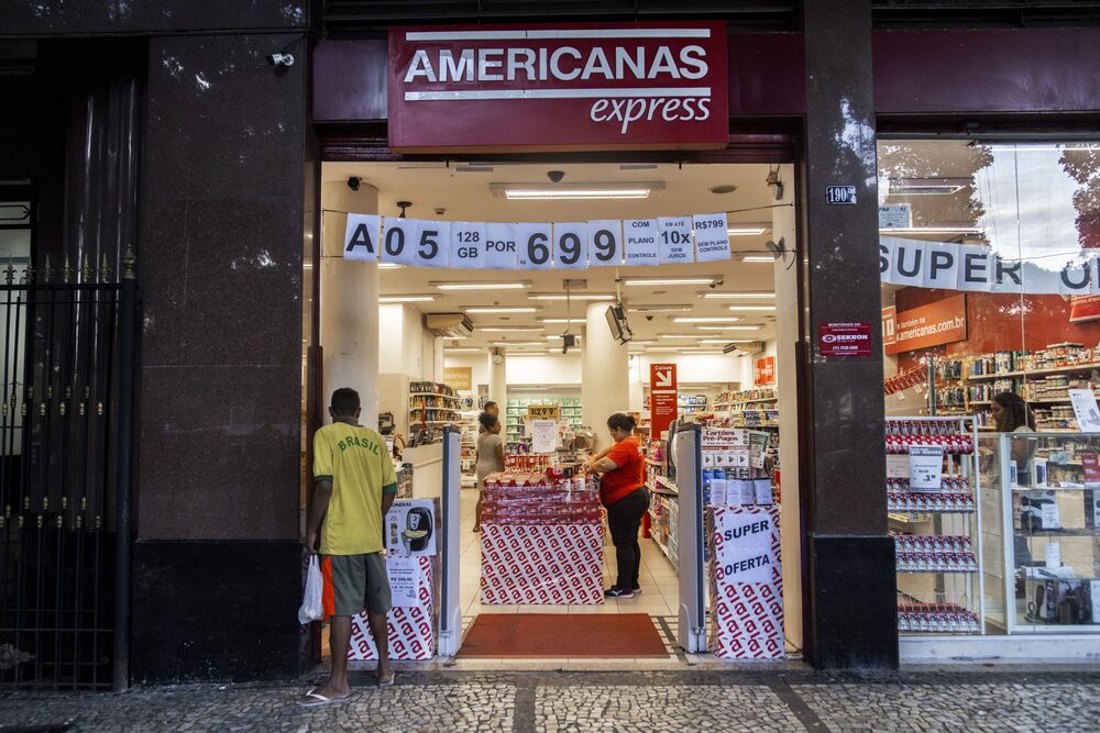Una tienda de Americanas en Río de Janeiro, Brasil, el lunes 15 de abril de 2024. Fotógrafa: Maria Magdalena Arrellaga/Bloomberg