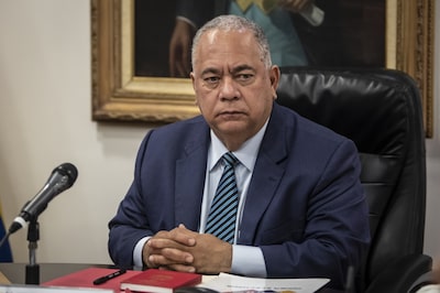 Elvis Amoroso, presidente del Consejo Nacional Electoral (CNE).