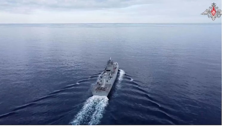 Flota de buques rusos arriban a Cuba este 12 de junio.
