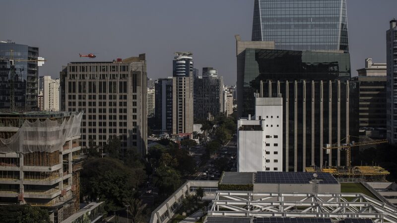 Vista da região da Faria Lima, centro financeiro de São Paulo
