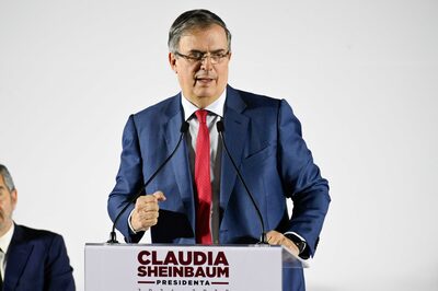 Marcelo Ebrard fue nombrado por Claudia Sheinbaum como el próximo secretario de Economía de México, 20 de junio de 2024