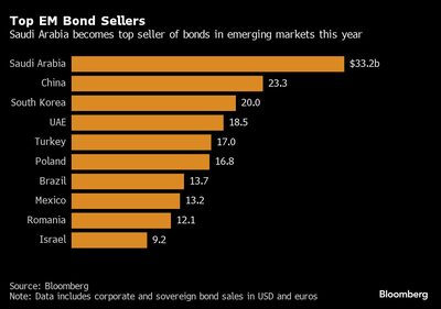Top EM Bond Sellers | Saudi Arabia becomes top seller of bonds in emerging markets this year