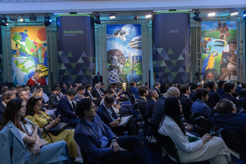 Asistentes durante la conferencia Prioridad del Instituto de la Iniciativa de Inversión Futura (FFI) en Río de Janeiro, Brasil, el miércoles 12 de junio de 2024.