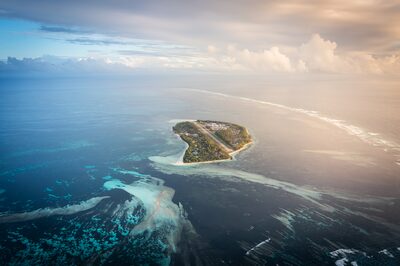 Waldorf Astoria Seychelles Platte Island – Aerial Photo