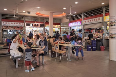 Mercado de Tiong Bahru en Singapur