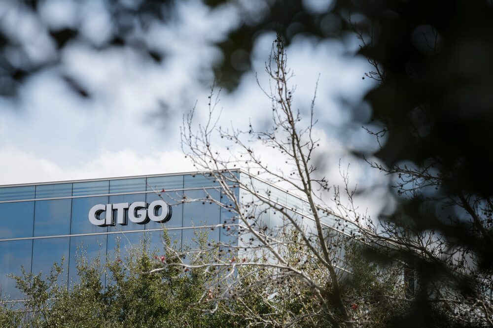 Signage is displayed at Citgo Petroleum Corp. headquarters in Houston, Texas, U.S., on Thursday, Feb. 14, 2019. Interviews with current and former employees at headquarters and refineries reveal a company at a turning point. Citgo is free for the moment from political interference, cronyism and corruption, but lacks leaders to chart a path forward. Photographer: Loren Elliot/Bloomberg