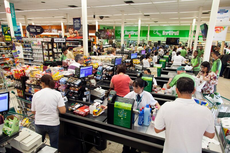 Supermercado en Sao Paulo.