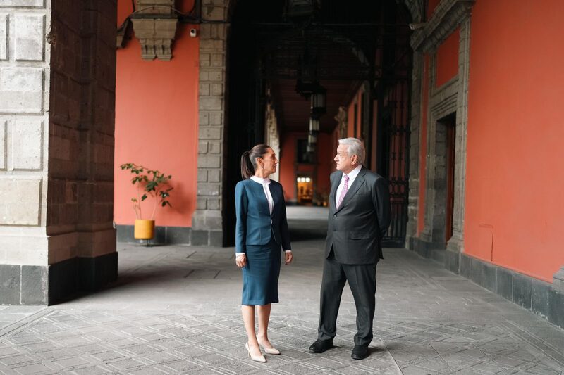 Claudia Sheinbaum y Andrés Manuel López Obrador. Fuente: Presidencia