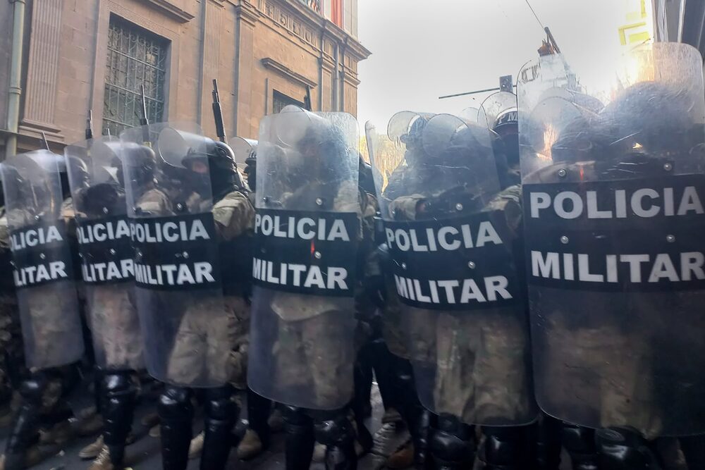 Intento de golpe de Estado en Bolivia.