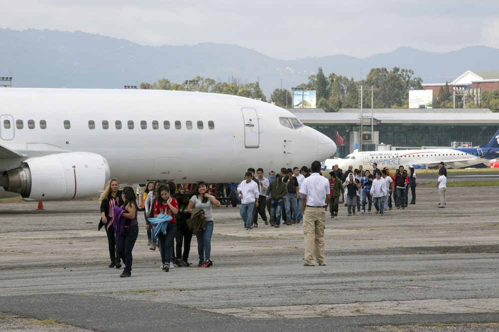 Imagen de archivo. Estados Unidos ayudará con vuelos a la deportación de migrantes en Panamá.
