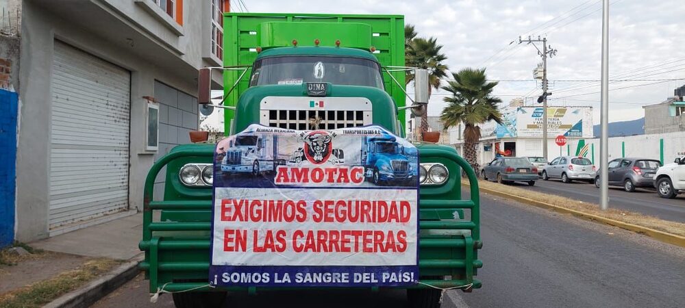 Paro Nacional de Transportistas en México