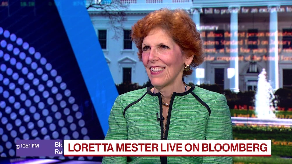 La presidenta del Banco de la Reserva Federal de Cleveland, Loretta Mester, afirmó que la política monetaria está bien posicionada en el actual entorno inflacionista.