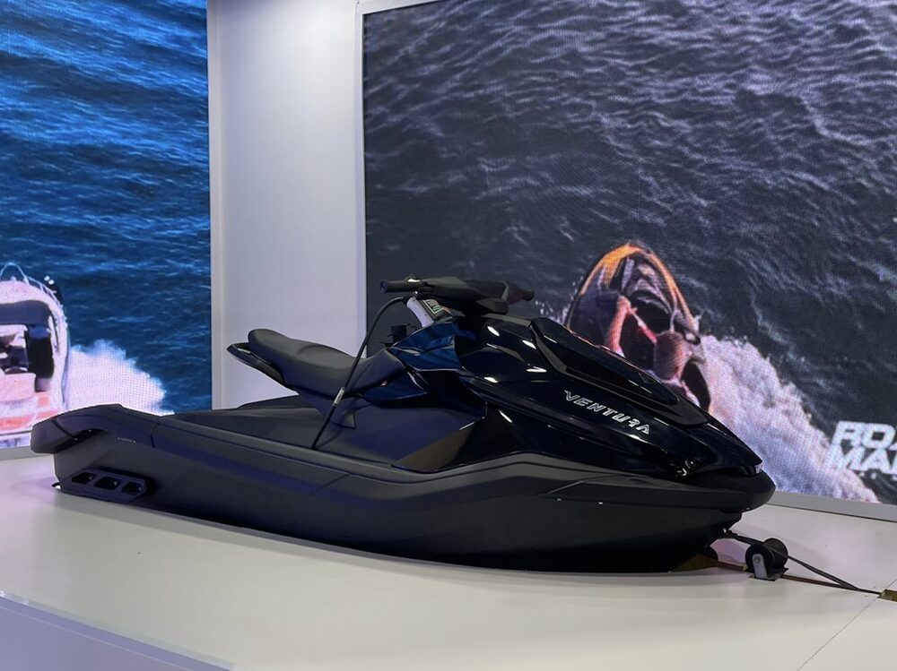 Estaleiro Ventura exibiu modelos elétricos de jet ski no pavilhão indolor da Rio Boat Show, na Marina da Glória