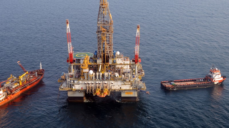 Pemex and the consortium headed by Talos Energy will spend $9 billion developing the Zama offshore field. Photo: EnscoRowan/handout.