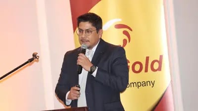 Luis Mario Sánchez, Vicepresidente y gerente financiero de SolGold Ecuador